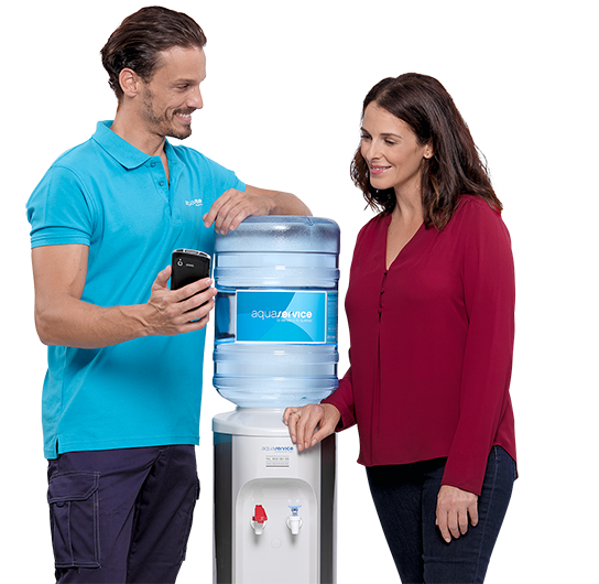 Dispensador de agua para garrafas, la comodidad Aquaservice