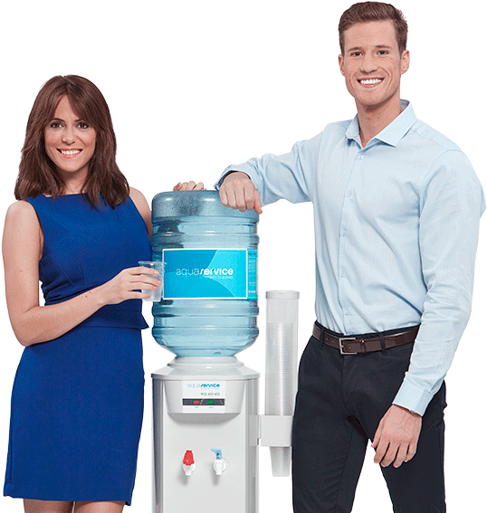Dispensadores con reparto de agua mineral y bebida refrescante