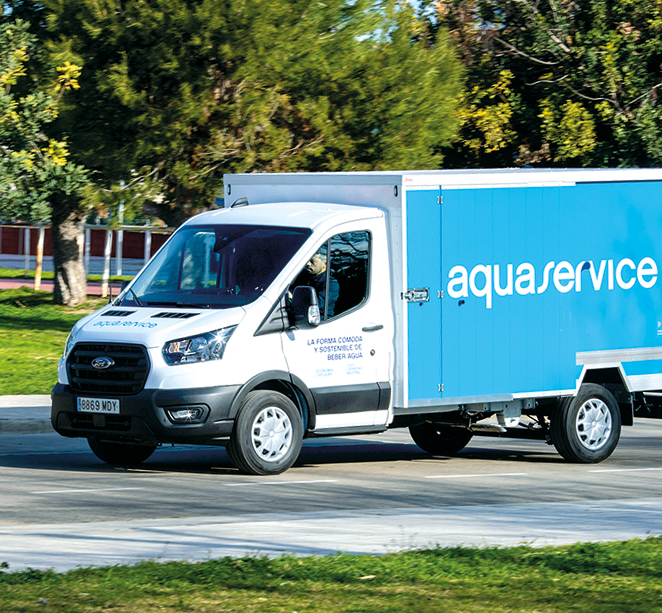 Camión eléctrico Aquaservice