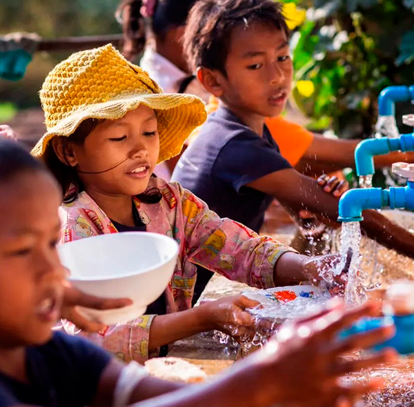 Acceso a agua potable en Camboya