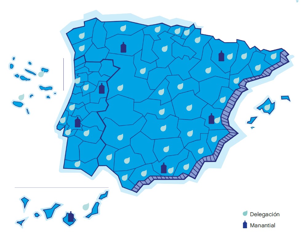 Mapa de manantiales