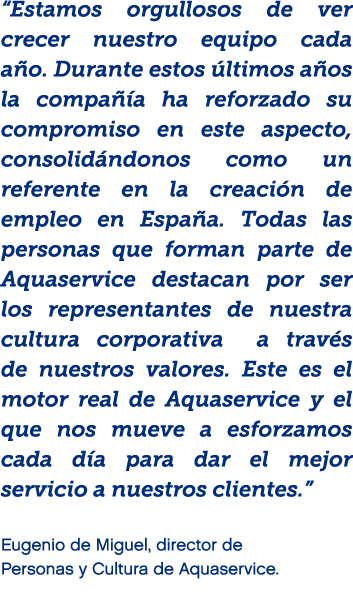 “Estamos orgullosos de ver crecer nuestro equipo cada a o. Durante estos ltimos a os la compa  a ha reforzado su com...