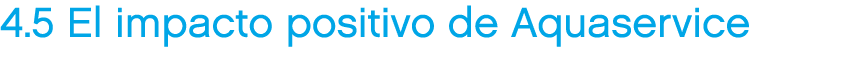 4.5 El impacto positivo de Aquaservice 