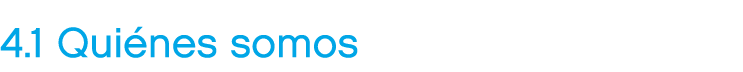 4.1 Qui nes somos