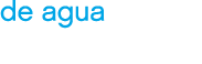 de agua