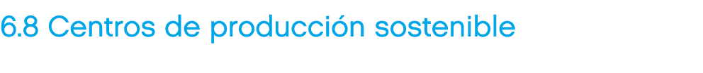 6.8 Centros de producci n sostenible