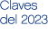 Claves del 2023