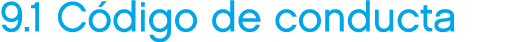 9.1 C digo de conducta